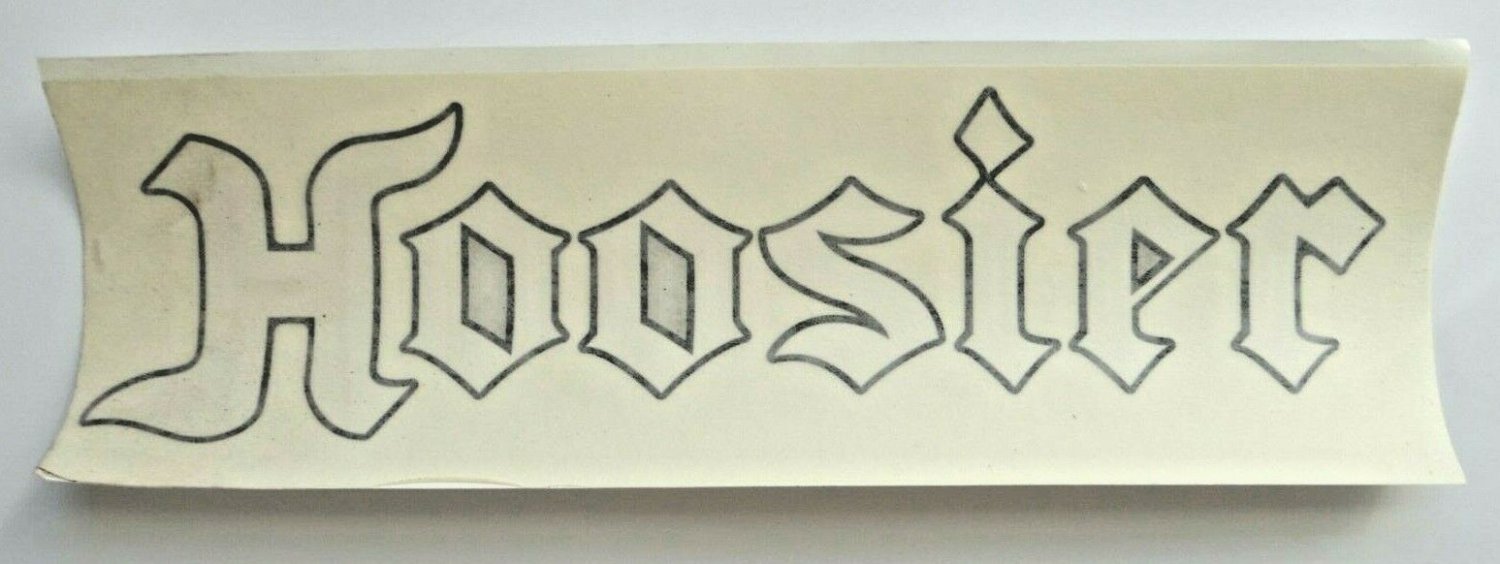 Large 12 inch Hoosier Racing Tire Sticker