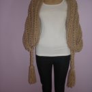Beige Shawl for Bridesmaid, Scarf for Wedding, Shoulder Wrap Shawl, Knitted Scarf