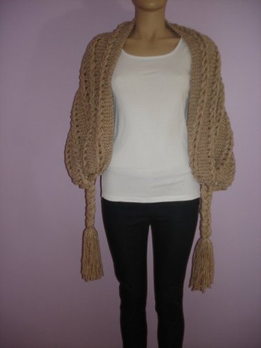 Beige Shawl for Bridesmaid, Scarf for Wedding, Shoulder Wrap Shawl, Knitted Scarf
