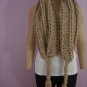 Beige Shawl for Bridesmaid, Scarf for Wedding, Shoulder Wrap Shawl, Knitted Scarf