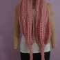 Pink Shawl, Hand knit Wedding Shoulder Wrap Scarf