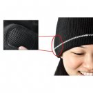 Beanie Hat with Built-in Headphones (Black)
