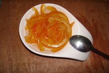 Bitter orange spoon sweet