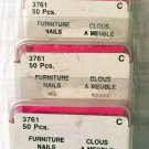 Wholesale Lot of 5 Packs/250pcs Decorative Furniture Nails/Tacks Red