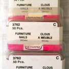 Wholesale Lot of 5 Packs/250pcs Decorative Furniture Nails/Tacks Brown