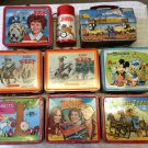 Wholesale Lot of 8 Metal Collectors Lunchboxes Thermos, Aladdin, Ohio Art, etc.