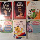 Wholesale Lot Of 4 Baby DVDs w/Bonus 2 LeapPad Discs