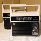 VINTAGE 1960s Sunlight 10 Portable Solid State Am Radio w/Bonus Parts Radio!