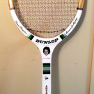 VINTAGE Evonne Goolagong "Dunlop Autograph" Wooden Tennis Raquet L 4 1/2"