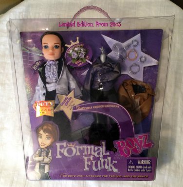 Bratz Boyz Formal Funk Limited Edition Prom 2003 "Koby" MOC #106,639 of 234,000