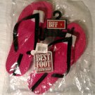 BFF Ladies Flip Flops PINK/BLACK US Size 6 EUR Size 36 BRA Size 34  NIP