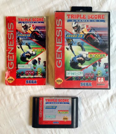 Triple Score  (Sega Genesis, 1993) COMPLETE