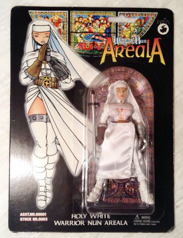 RARE Warrior Nun Areala  Holy White Areala Figure MOC/NIP CANADA SELLER!