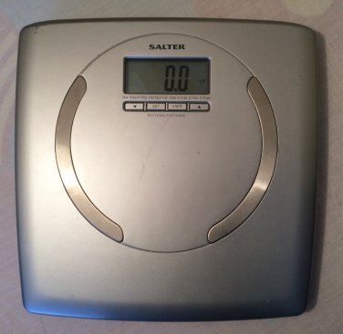 Salter Model 9140 Digital Fitness Scale SILVER