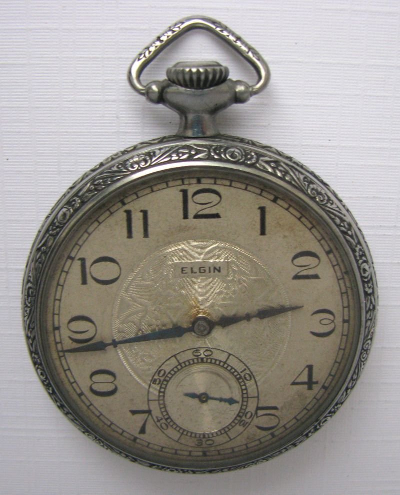 Elgin Pocket Watch working order circa 1920