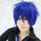 HOT! Vocaloid Kaito short blue layered cosplay Wig Free Shipping