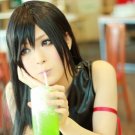 Final Fantasy VII Tifa Lockhart Long Black Stunning Cosplay Hair Wig