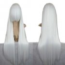 New Inuyasha New Long White Straight Cosplay Wig 100cm WIG
