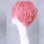 fairy tail Natsu Dragneel short pink cosplay party wig free shipping