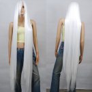 Extra Long white Cosplay Wig  60 inch 60'' 150cm  High Temp - CosplayDNA Wigs (white)
