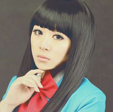 Hot Sell! New Fashion Long Black Cosplay Straight Wig 100cm