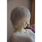 Sexy Heat Friendly Short Layered Wavy Curly Lolita Princess Cosplay Party Hair Wig 14" 35cm (Silver)