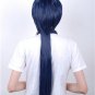Icoser Reborn Rokudou Mukuro Style Long Anime Cosplay Party Wig Blue 70cm