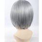 Bleach Ichimaru Gin Short Party Anime Cosplay Wig Silver Grey 32cm