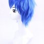 Kaito Party Anime Cosplay Blue Short Synthetic Wig