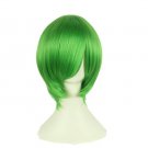 Icoser Anime Fashion Hallowmas Short Green Cosplay Wig for Women