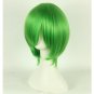 Icoser Anime Fashion Hallowmas Short Green Cosplay Wig for Women