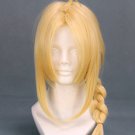 18" Blonde Cosplay Wig with Braid -- Fullmetal Alchemist Edward Elric
