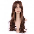 Wigs Cap Hair Nets Short Real Synthetic Fiber Honey Brown Mix 20.5 Inch/52CM Hairpiece
