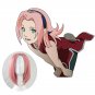 Hot Sale Cosplay Wig Haruno Sakura Cosplay Wig Pink Short Hair 35cm Wig Cap +Free Shipping