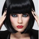 Wigs Fashion Women Party Sexy Short Medium Black Synthetic Hair Full Wig