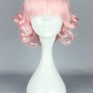 Lolita has a head of  pink hair short full wig wig party Harajuku animation cosplay