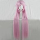 Anime K Project Neko Cosplay Wig Synthetic Wigs 100cm Long Straight Pink Party Wigs
