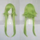 Free Shipping Vocaloid Camellia Megpoid Gumi Cosplay Wig Green Party Costume Wigs + a Wig Cap