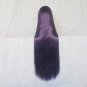 Kirishima Shouko 1 Meter Black Purple Straight Long Anime Party Costume Cosplay Synthetic Hair Wig