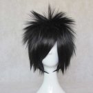 35cm Short Black Mens Anime Naruto Uchiha Sasuke Cosplay Wig