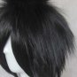 35cm Short Black Mens Anime Naruto Uchiha Sasuke Cosplay Wig