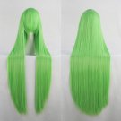 Code Geass C.C. 943 100cm Long Green Cape Cosplay Anime Wig For CC Queen Free Shipping