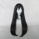 Anime lovelive! Nico Yazawa Cosplay Wig 70CM Black Straight Hair Halloween Wigs Free Cap
