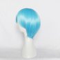 Anime Rem Cosplay Wigs 35CM Ice Blue Short Hair Halloween Wigs Free Wig Cap