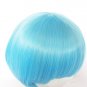 Anime Rem Cosplay Wigs 35CM Ice Blue Short Hair Halloween Wigs Free Wig Cap