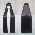 Anime Shirakiin Riricho Cosplay Wig 100CM Purpel Black Straight Hair Halloween Wigs Free Wig Cap