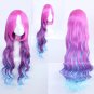 LOL Miss Fortune Bounty Hunter Arcade Mixed Color Long Wavy Cosplay Wig