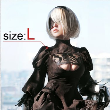 The Game Nier Automata 2B Custom Made Cosplay High Quality Cosplay size(L)