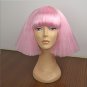 Pop singer Superstar  Lady Gaga  Jo Calderone cosplay fashion hot hairstyle wig ( pink )