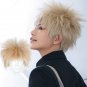 My Hero Academia Katsuki Bakugo &ccedil;��&egrave;&plusmn;&ordf; &aring;��&aring;&middot;&plusmn; cosplay pale gold anime wigs